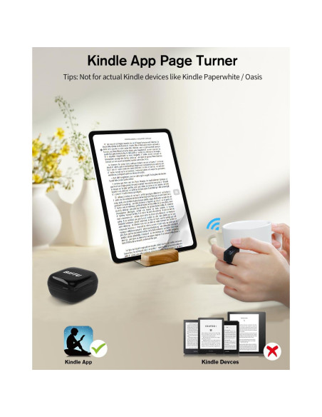 Anillo Control Remoto Desplazador BIFTU D01 Pro - Negro