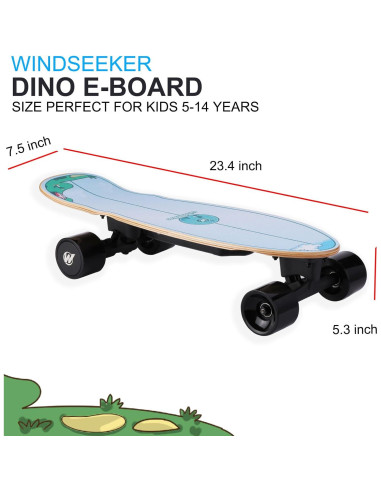 Patineta Eléctrica Windseeker H2S-03 para Niños 15 km/h