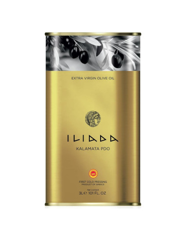 Aceite de Oliva Virgen Extra ILIADA Kalamata 3L - Monovarietal Koroneiki