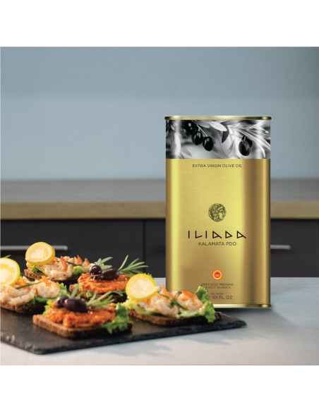 Aceite de Oliva Virgen Extra ILIADA Kalamata 3L - Monovarietal Koroneiki