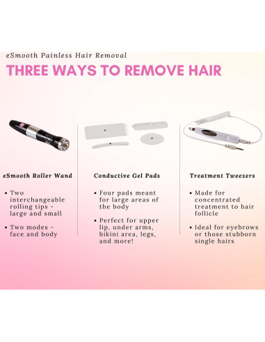 Depilador Electrólisis Verseo eSmooth Indoloro para Vello Permanente