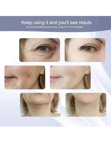 Masajeador Facial WOWPASS con Luz LED 7 Colores para Piel