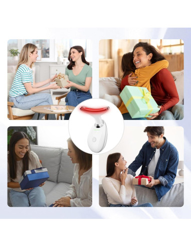 Masajeador Facial WOWPASS con Luz LED 7 Colores para Piel