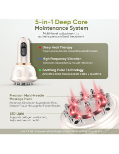 Masajeador Drenaje Linfático REDLOOK 005K Blanco - Anticelulitis 2