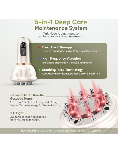 Masajeador Drenaje Linfático REDLOOK 005K Blanco - Anticelulitis