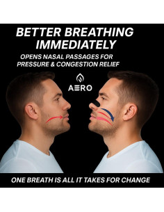 Tiras Nasales Atléticas Adhesivas 90 Unidades - Rendimiento y Sueño 2