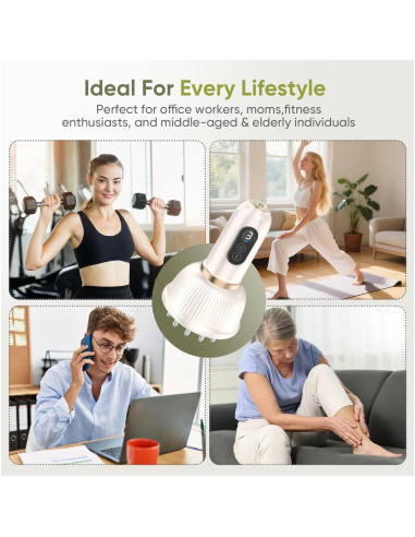 Masajeador Drenaje Linfático REDLOOK 005K Blanco - Anticelulitis