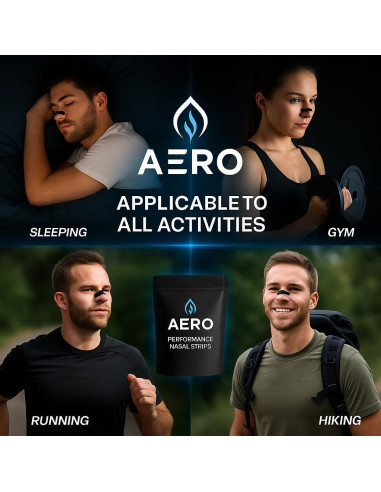 Tiras Nasales Atléticas Adhesivas 90 Unidades - Rendimiento y Sueño