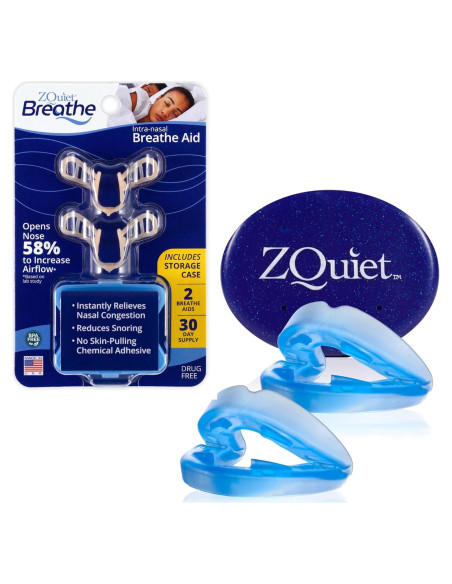 ZQuiet Kit Antisnore - 2 Boquillas + Dilatador Nasal