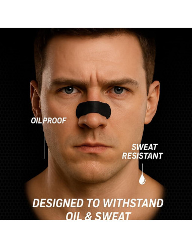 Tiras Nasales Atléticas Adhesivas 90 Unidades - Rendimiento y Sueño