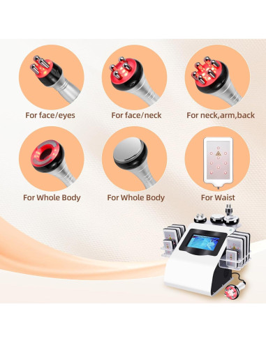 Máquina de Masaje Multifuncional Aentil 6 en 1 para Cuerpo y Cara