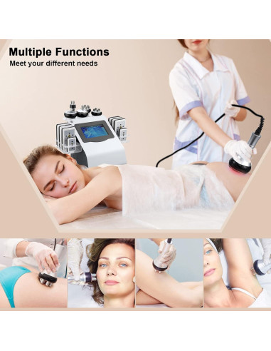 Máquina de Masaje Multifuncional Aentil 6 en 1 para Cuerpo y Cara