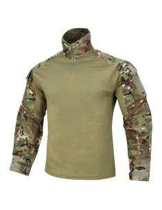 Camisa Táctica KRYDEX para Hombre XL Mc con Almohadillas