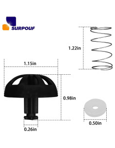 Kit de Tapones de Resorte para Cafetera Mr. Coffee y Black & Decker 2