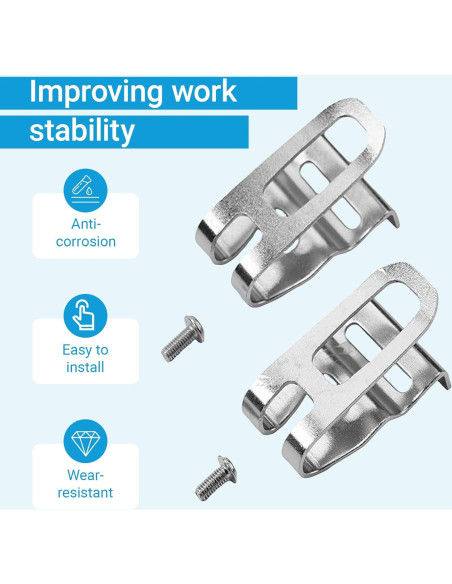 Clip de Gancho para Cinturón FCOUIID - Soporte para Herramientas Bosch 18V - 4 Piezas