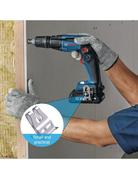 Clip de Gancho para Cinturón FCOUIID - Soporte para Herramientas Bosch 18V - 4 Piezas