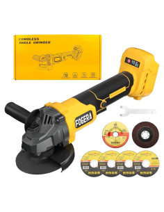 Amoladora Angular Inalámbrica Fogera 20V 11000 RPM 4.5"