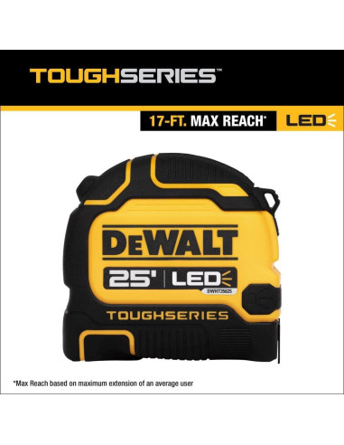 Cinta Métrica Iluminada DeWalt DWHT35625S 7.5m