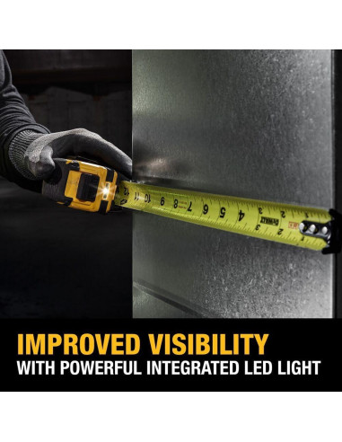Cinta Métrica Iluminada DeWalt DWHT35625S 7.5m