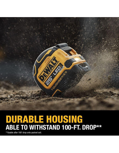 Cinta Métrica Iluminada DeWalt DWHT35625S 7.5m