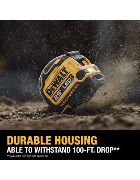 Cinta Métrica Iluminada DeWalt DWHT35625S 7.5m Cinta Métrica Iluminada DeWalt DWHT35625S 7.5m
