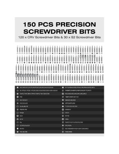 Destornillador Eléctrico Inalámbrico SmoothArmor 162 en 1 2