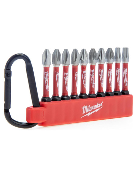 Conjunto de Puntas de Destornillador Milwaukee 10 Piezas