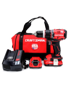 Taladro de Martillo Inalámbrico CRAFTSMAN V20 1/2" 2 Baterías