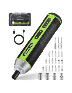 Destornillador Eléctrico WorkBless 3.7V 5Nm 26 Piezas