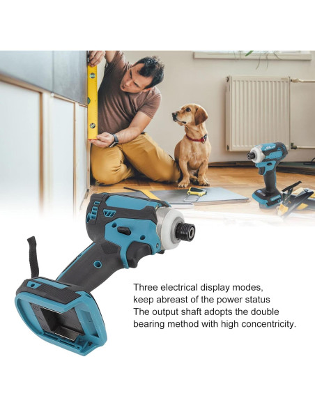 Destornillador de Impacto FTVOGUE 18V 3 Velocidades LED