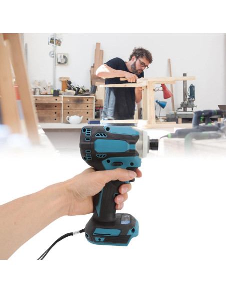 Destornillador de Impacto FTVOGUE 18V 3 Velocidades LED