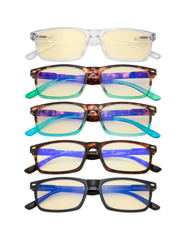 Eyekepper Gafas de Lectura Anti Luz Azul 10 Pairs Unisex