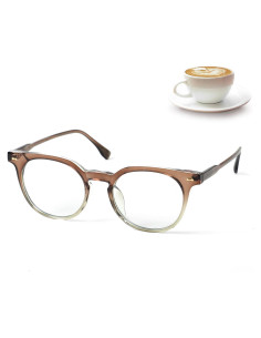 Gafas Anti Fatiga Ocular Saraudy, Bloqueo Luz Azul, Montura Redonda