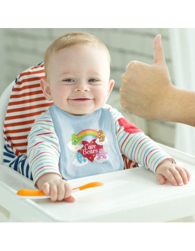 Babero de Bebé Care Bears 100% Algodón Azul - Graphics & More
