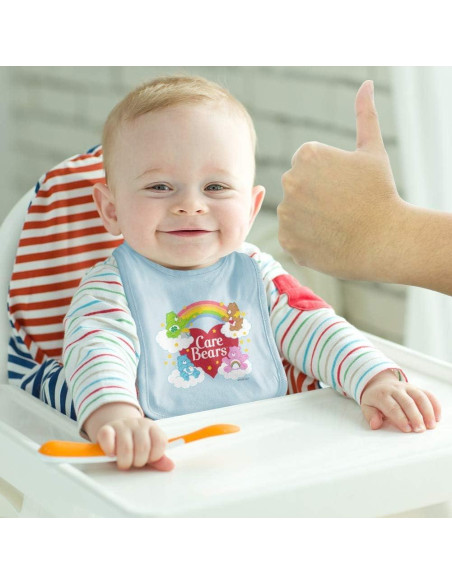 Babero de Bebé Care Bears 100% Algodón Azul - Graphics & More