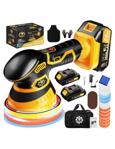 Pulidora de Coche Inalámbrica Niusken 21V 2000mAh 6 Velocidades