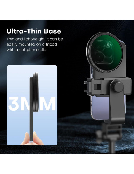 Filtro CPL REYGEAK 67mm para iPhone 6.1" MagSafe