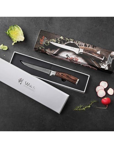 Cuchillo de Deshuesar Damasco Wakoli EDIB 14.6 cm Premium