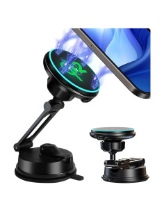 Soporte de Carga Inalámbrico AREDAN Qi2 para Teléfono de Coche
