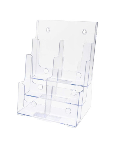 Soporte de Folletos Colgante o de Mesa Soportes de Marketing - Paquete de 6