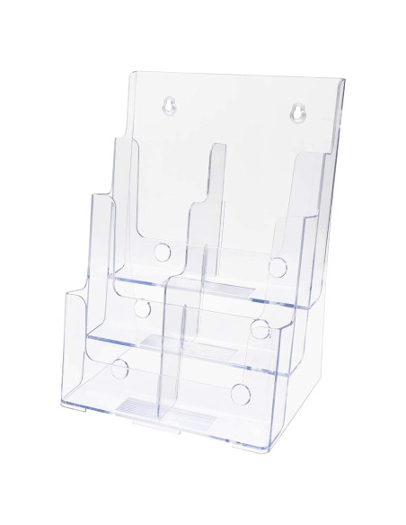 Soporte de Folletos Colgante o de Mesa Soportes de Marketing - Paquete de 6