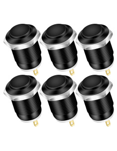 Interruptor de Botón Momentáneo Impermeable DaierTek 12mm