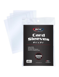 Fundas de Penny BCW - 1000 Unidades Sin Ácido 6.67x9.21cm