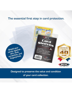 Fundas de Penny BCW - 1000 Unidades Sin Ácido 6.67x9.21cm 2