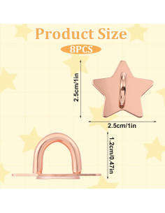 8 Soportes para Anillo de Teléfono SynHHergyx Estrella Luna 2