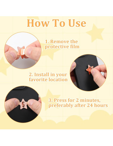 8 Soportes para Anillo de Teléfono SynHHergyx Estrella Luna