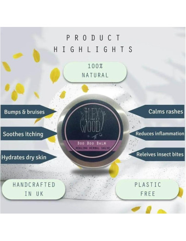 Ungüento Herbal Vegano El Bosque Ilex 100ml para Irritaciones