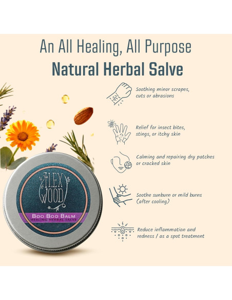 Ungüento Herbal Vegano El Bosque Ilex 100ml para Irritaciones