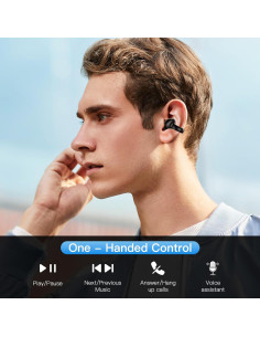 Auriculares Inalámbricos Bluetooth 5.4 Cemobene Negro IPX5 55H 2