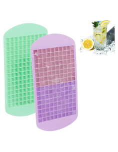 Bandejas de Hielo Mini KAYCROWN 2 Piezas Silicona BPA Free
